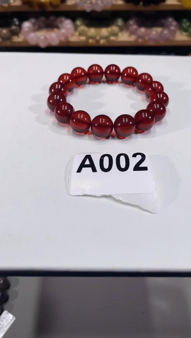 手链琥珀未镶嵌A002血珀手链13mm