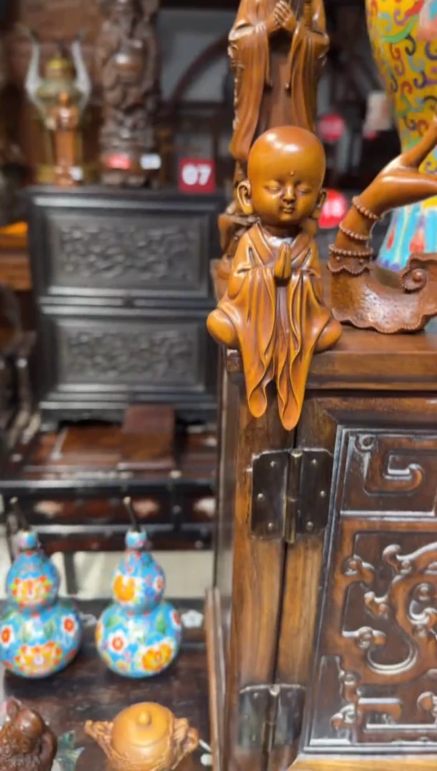 木木头款黄杨沙弥158