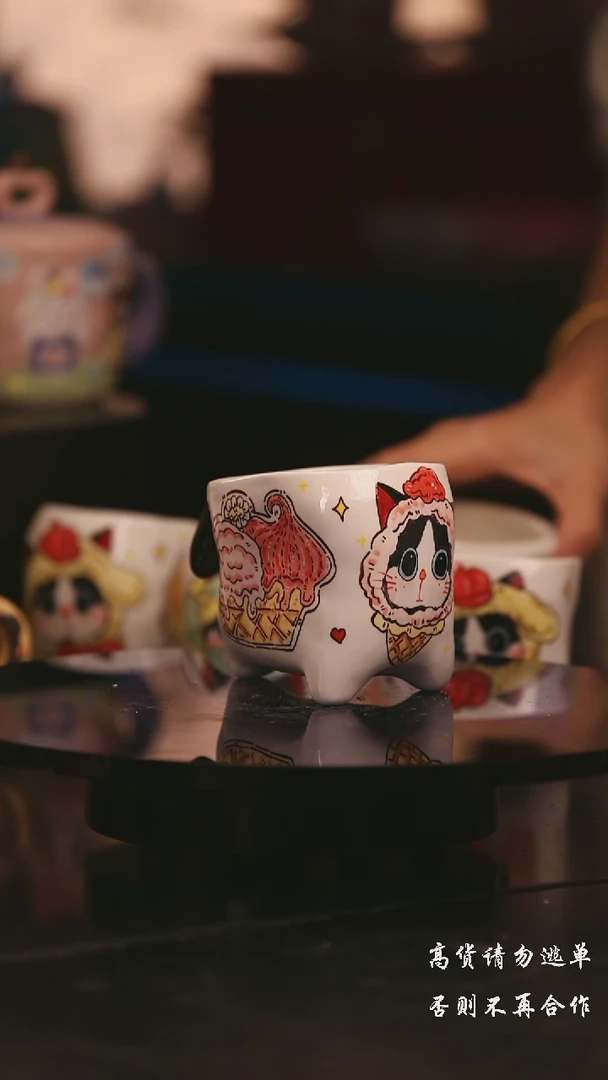 陶瓷景德镇可爱设计师款陶瓷