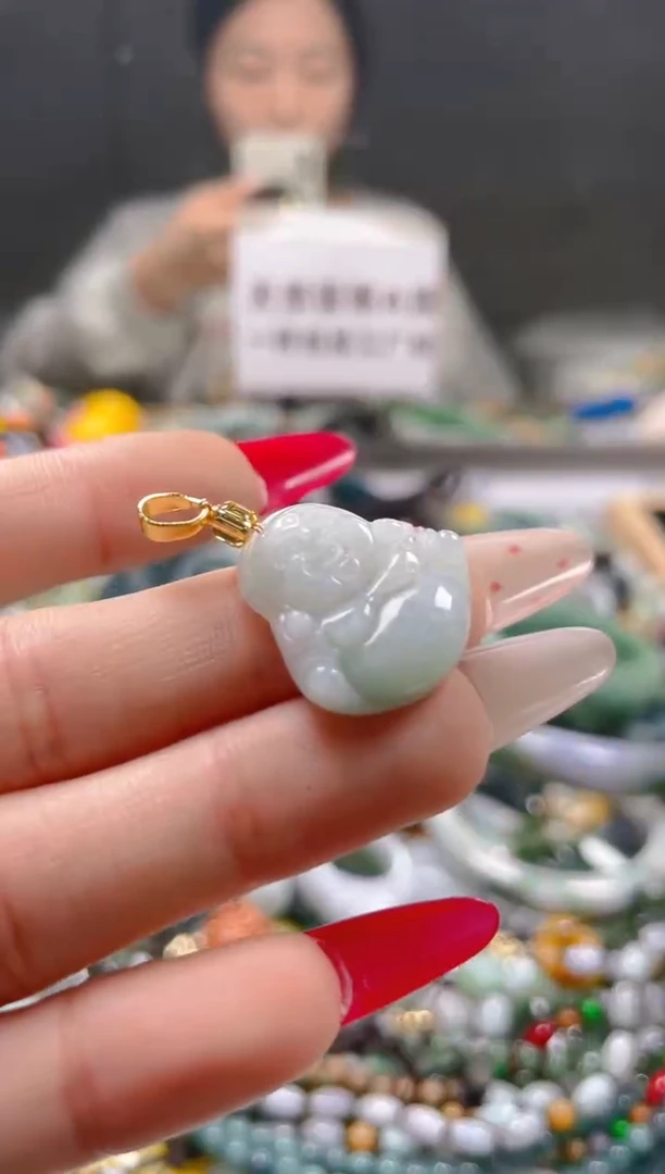 【闪购商品】翡翠颈饰未镶嵌/J/翡翠A货一图一物