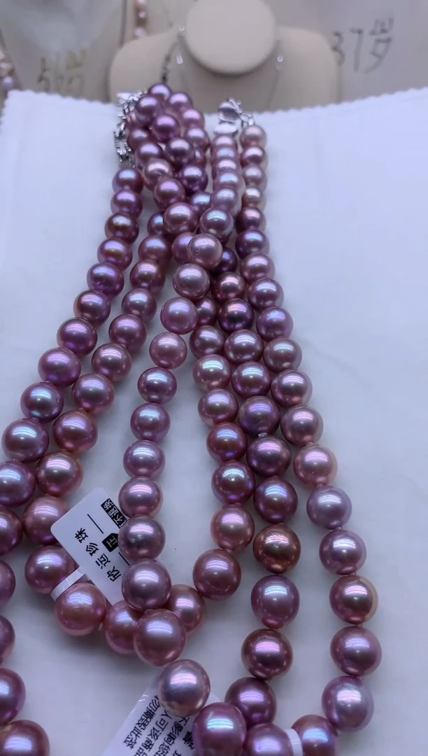 【闪购商品】淡水珍珠项链银S925镶嵌多发其一