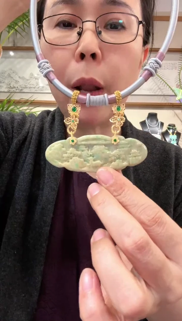 【闪购商品】翡翠颈饰未镶嵌国风