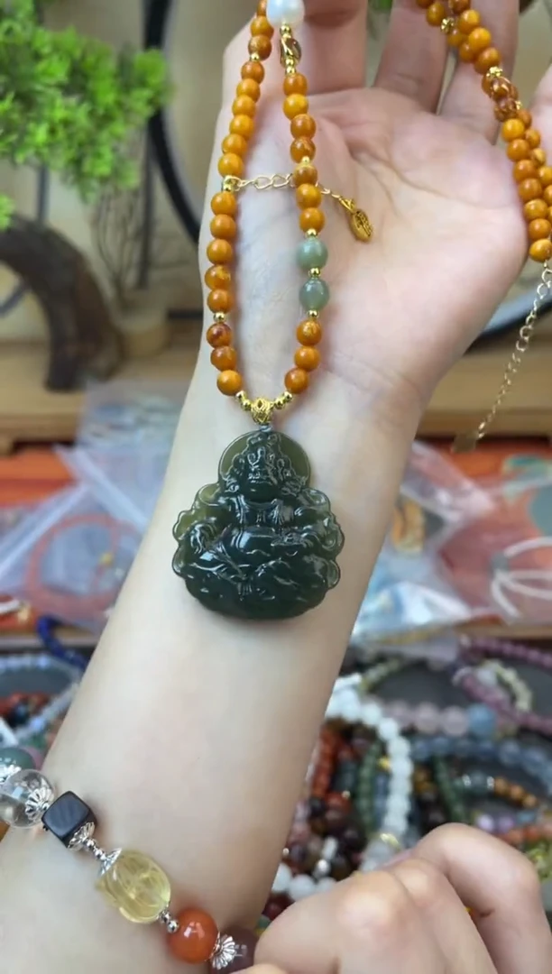 【闪购商品】蜜蜡颈饰未镶嵌122手串