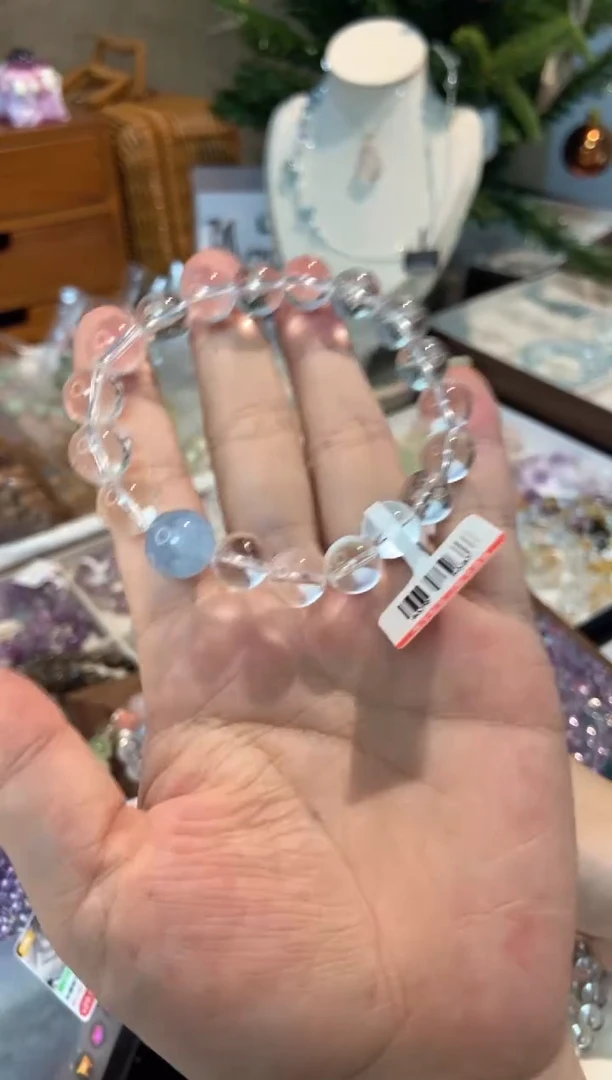 未镶嵌手串水晶孤品捡漏均匀瑕疵介意勿拍