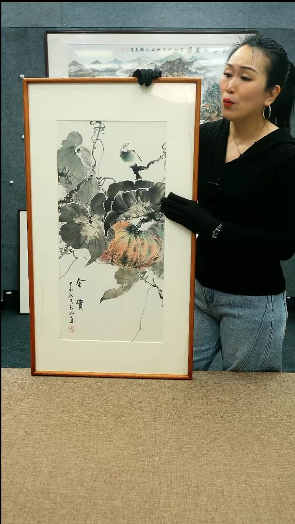 【闪购商品】国画52*92陈默如老师花鸟