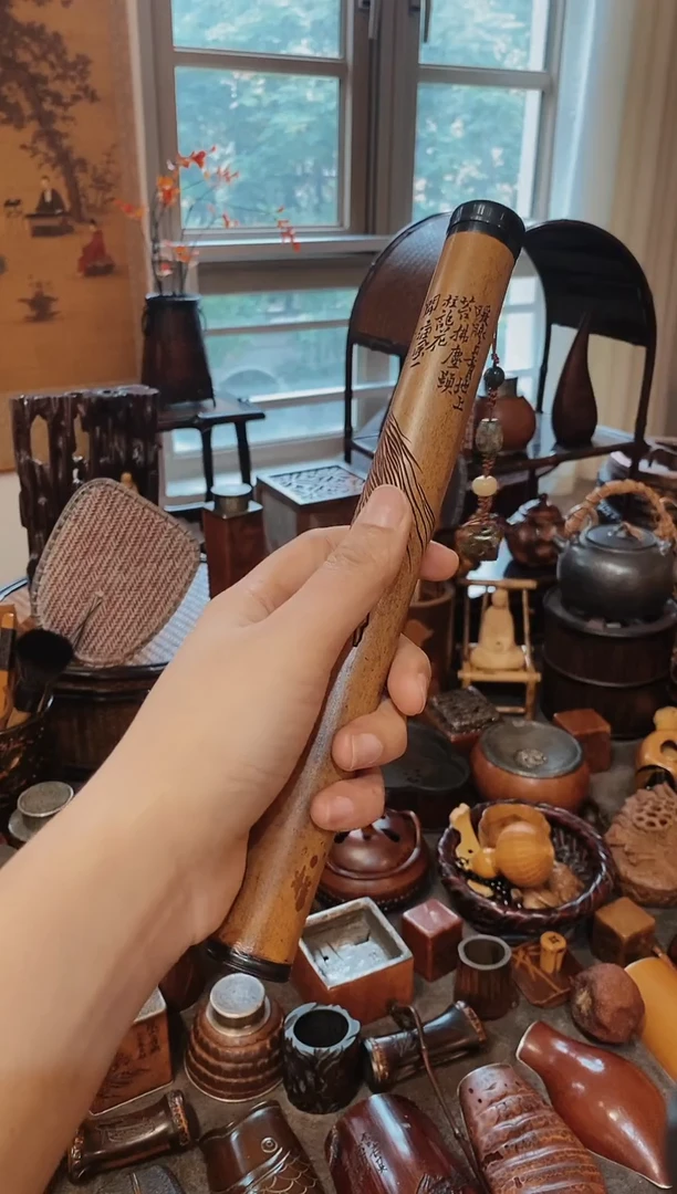 一**缘湘妃竹精品款香筒