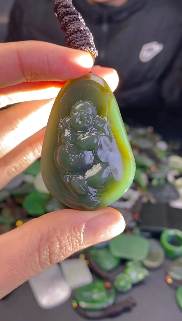 未镶嵌和田玉珠宝半成品1