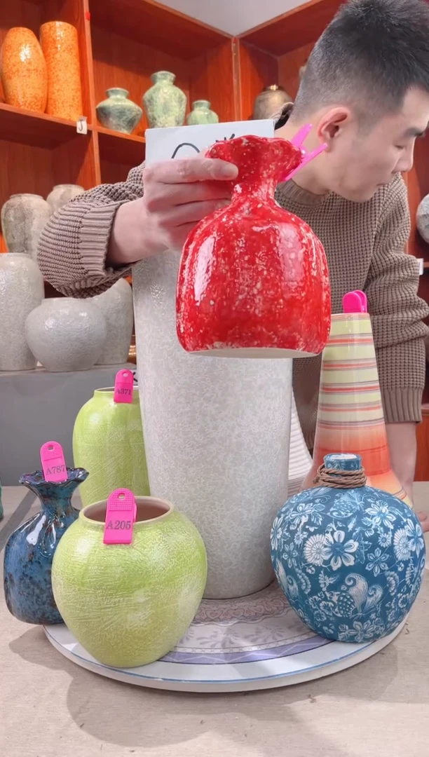 【闪购商品】瓶陶瓷花瓶 无花 福利 不能装水 a599