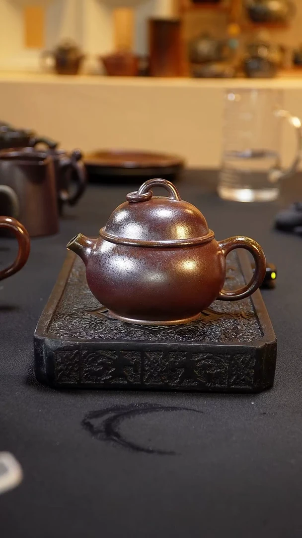 紫砂柴烧纯自然柴烧