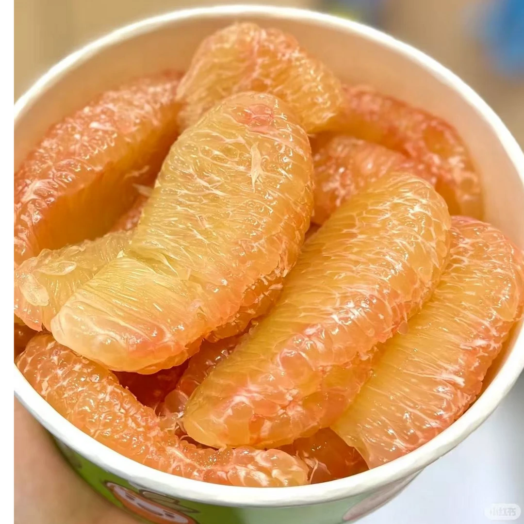 剥好翡翠柚1盒500g左右