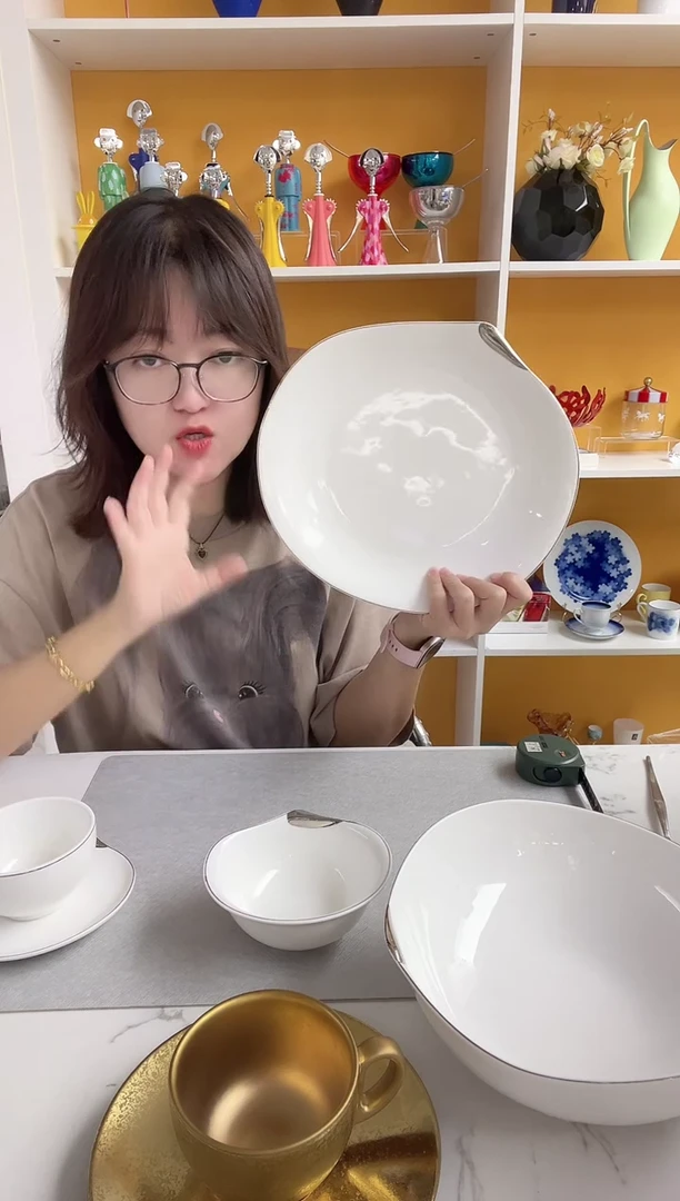 意大利敦迪 水滴 浅盘28cm
