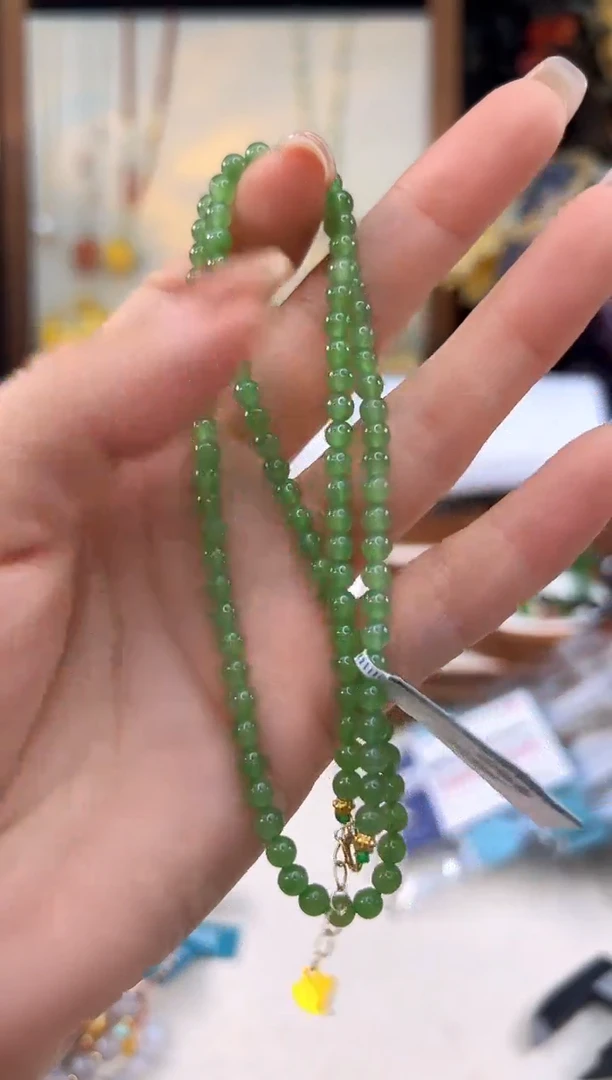 颈饰和田玉银S925镶嵌@@B962D015590