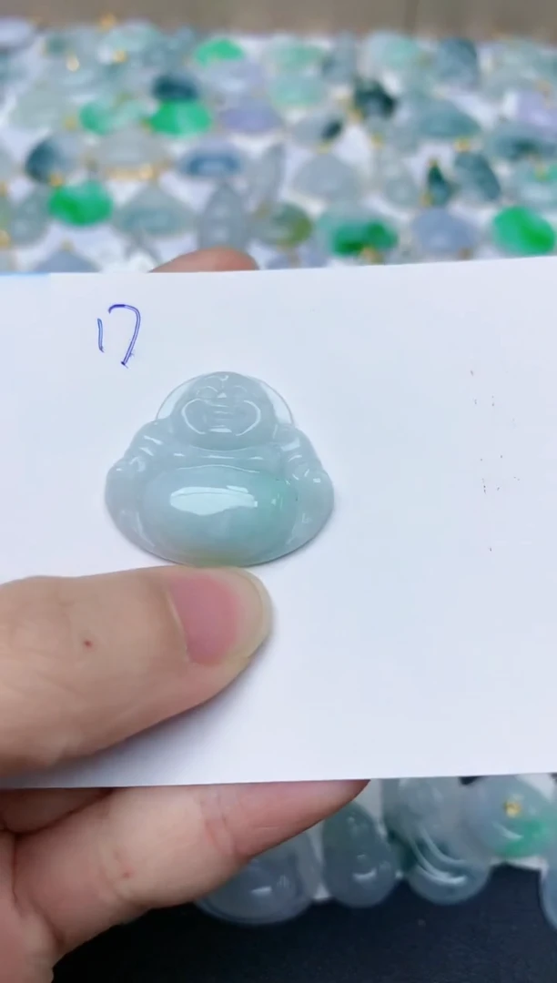 【闪购商品】翡翠颈饰未镶嵌天然翡翠A货    17