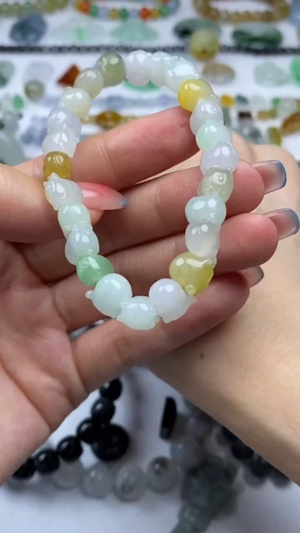 未镶嵌定制翡翠毛货定制不退不换