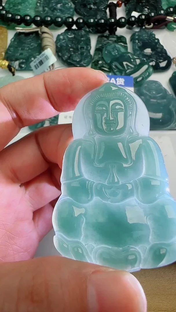翡翠未镶嵌颈饰多样性随机发其一