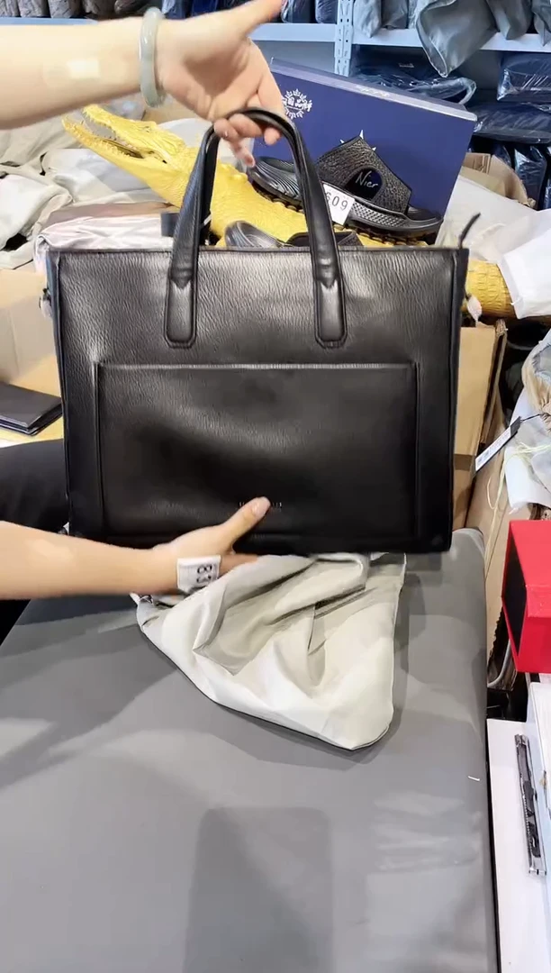 牛皮（革）韩爵绅士包包皮具655