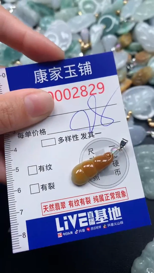 吊坠(不含链)未镶嵌翡翠2829