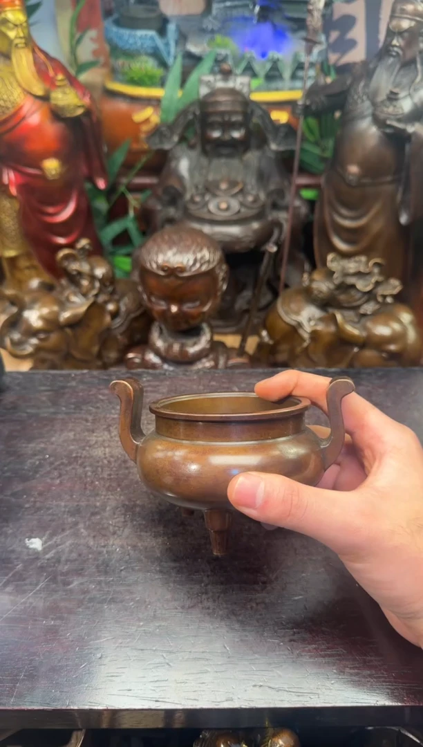 潼潼古铜只卖真铜！（官帽炉）