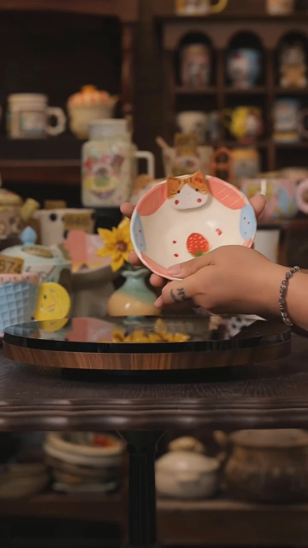 摆件景德镇釉下彩绘设计师款式陶瓷