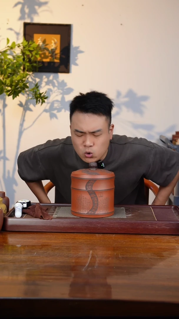 宜兴原矿紫砂茶叶罐