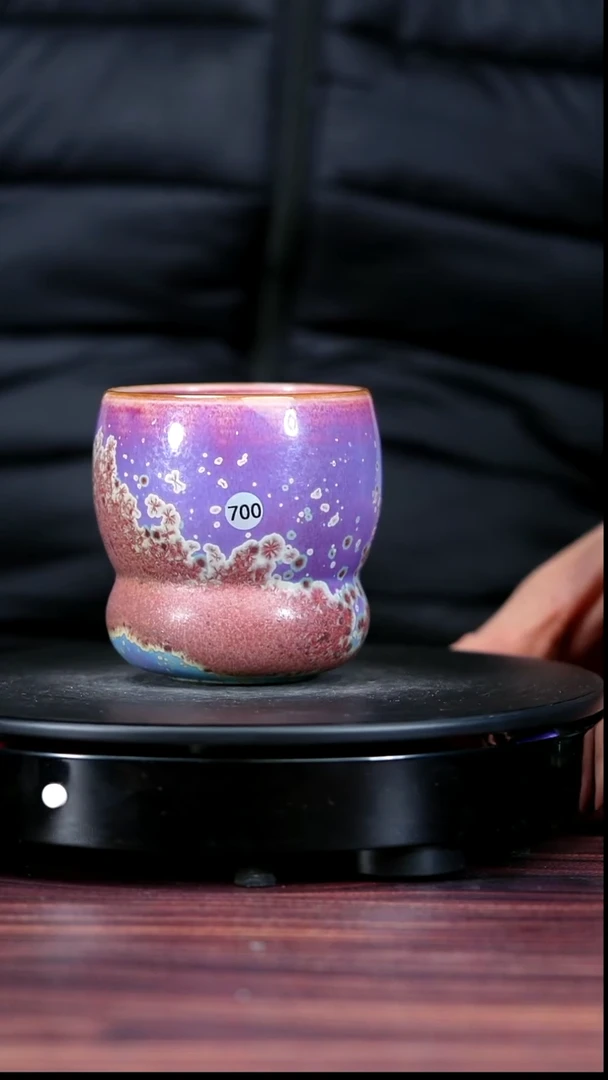 盖碗瓷700#陈亚龙一级品原矿钧瓷主人杯