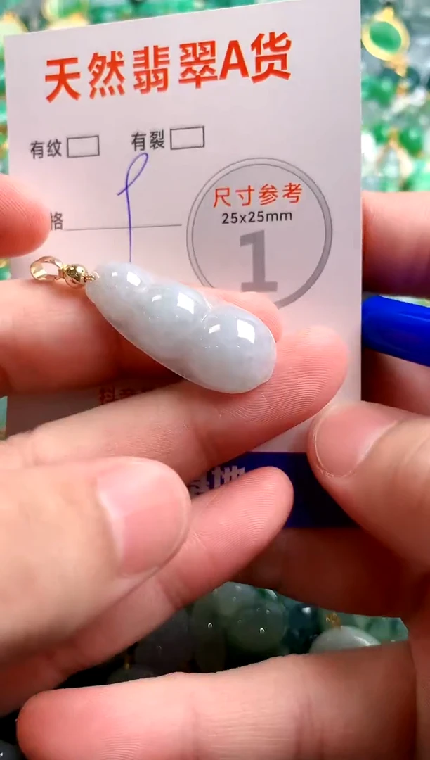 翡翠未镶嵌颈饰24000471