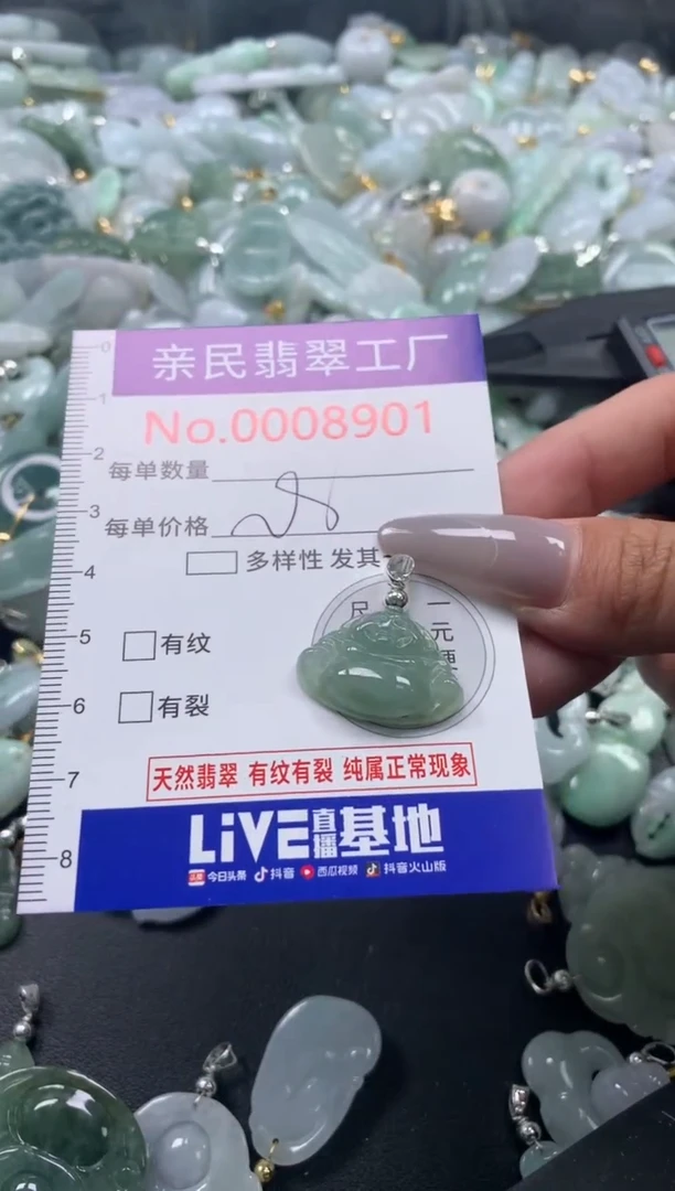 颈饰未镶嵌翡翠8901