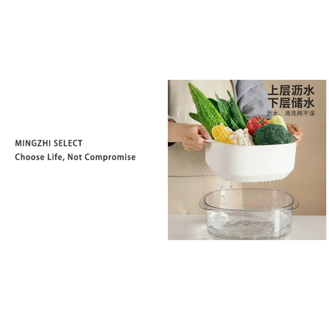 4641     洗菜盆沥水篮家用厨房洗菜篮滤水洗水盆