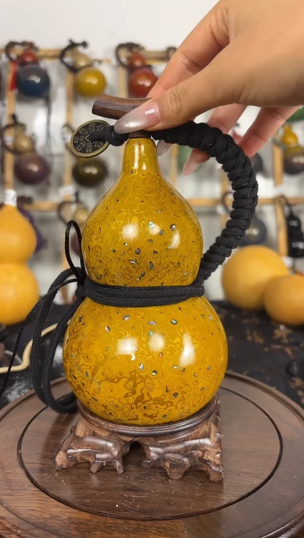 大漆酒葫芦，真葫芦带配件213