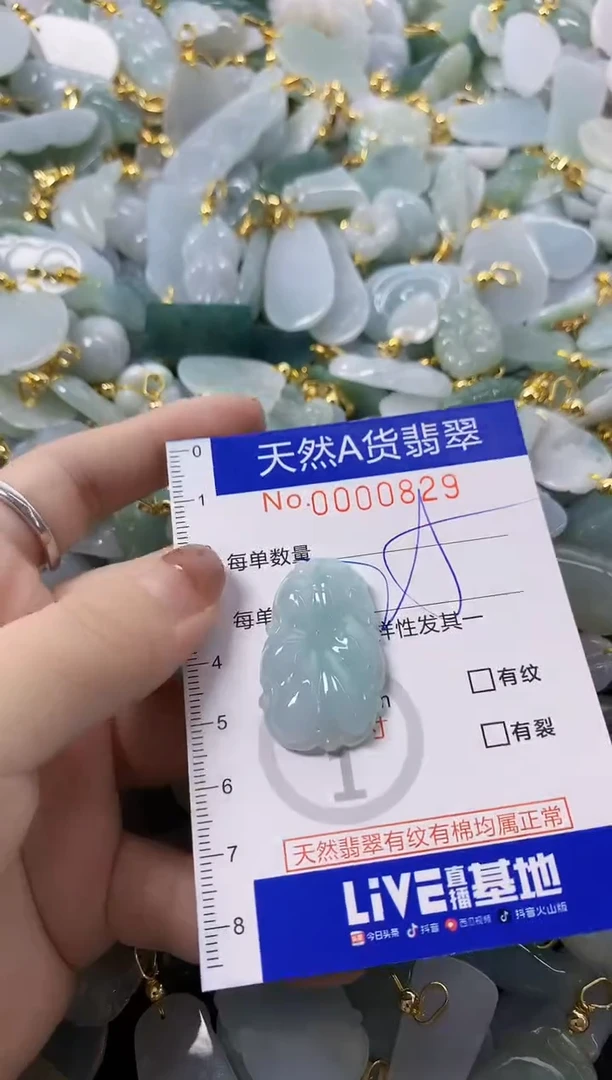 颈饰未镶嵌翡翠天然A货翡翠