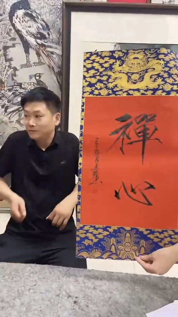 书法王俭老师-书法作品软片-禅心