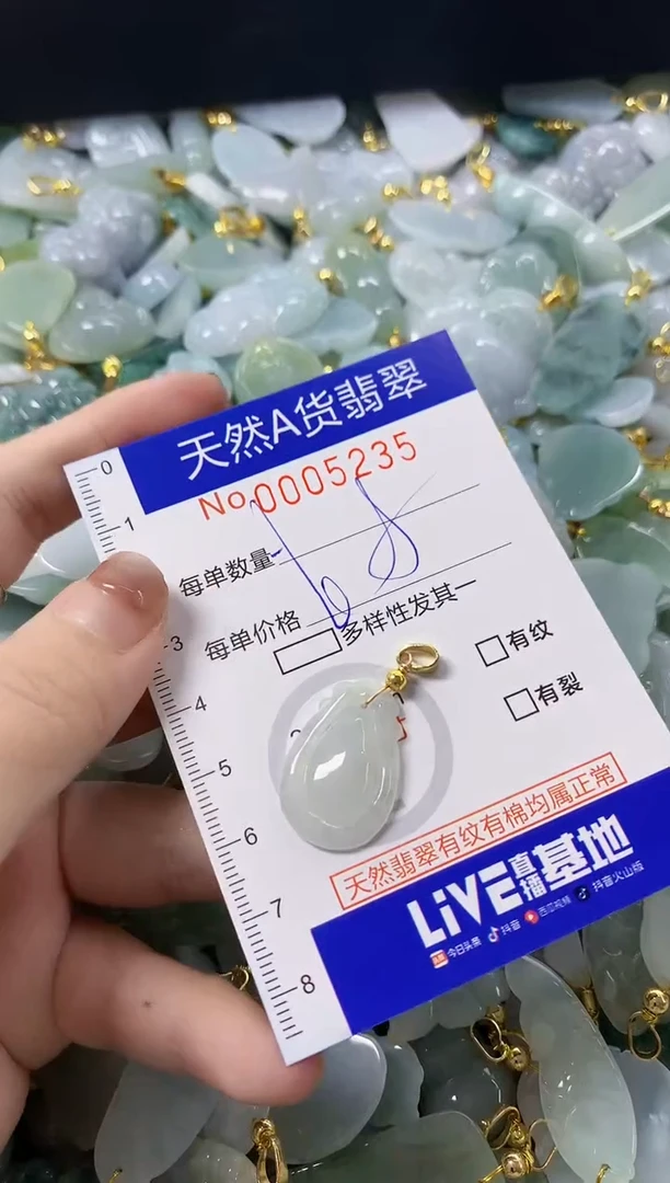 颈饰未镶嵌翡翠天然A货翡翠