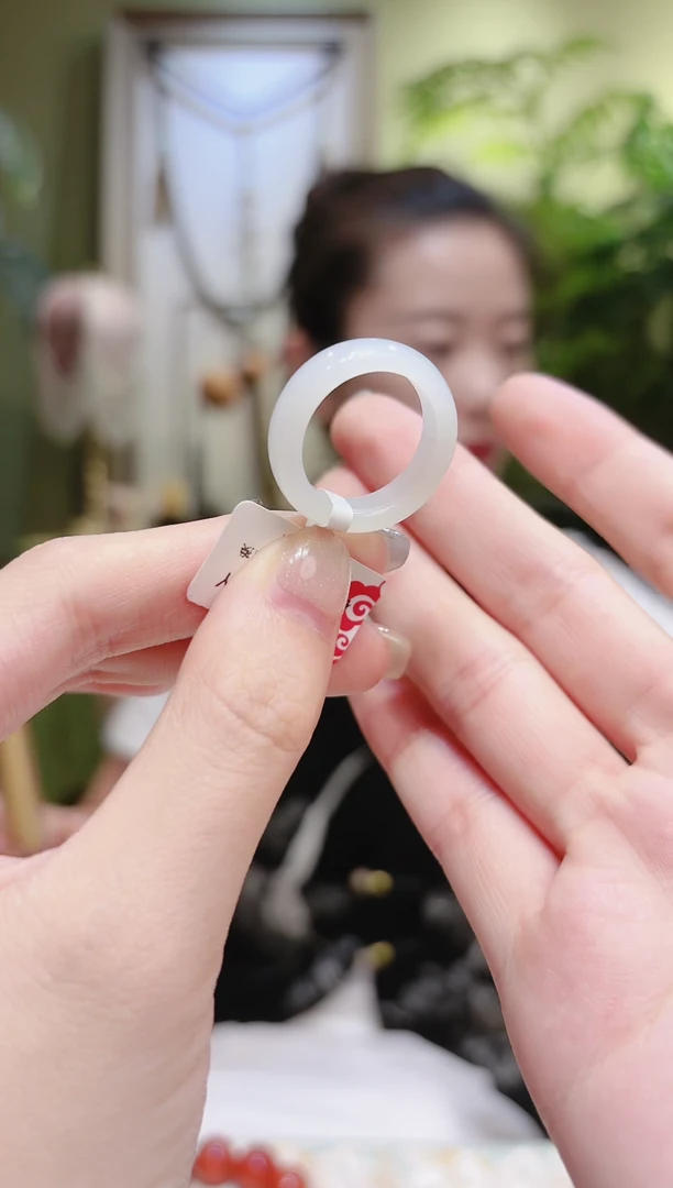 【闪购商品】和田玉指环未镶嵌和田玉指环14-15