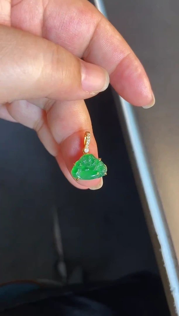 吊坠(不含链)银S925镶嵌翡翠1