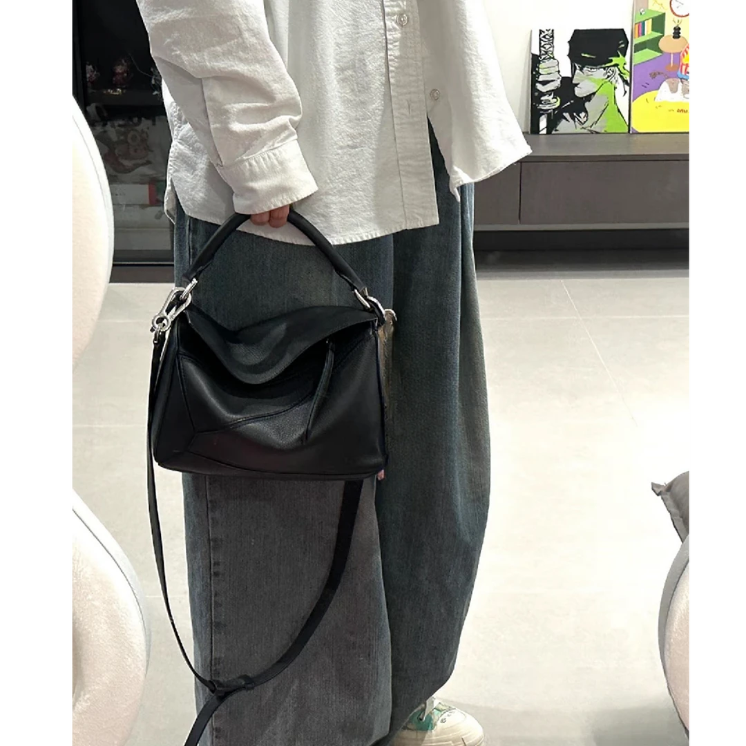 【几何包】百搭时尚女士单肩斜挎包小众设计包包女大容量通勤上课