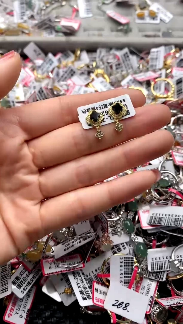 【闪购商品】翡翠戒指银S925镶嵌1111111-5