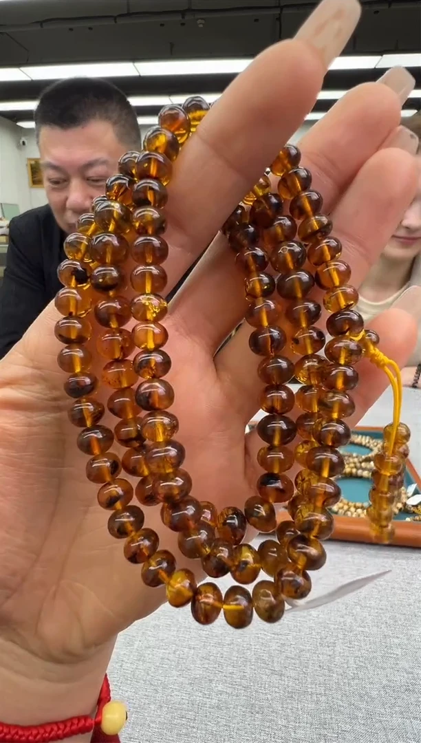【闪购商品】琥珀颈饰未镶嵌122秒拍号
