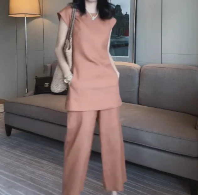 2025夏季新款网红同款洋气减龄气质时尚百搭两件套gul