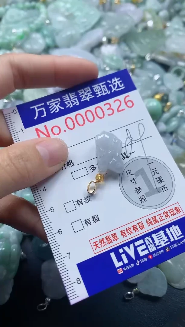 吊坠(不含链)未镶嵌翡翠0326