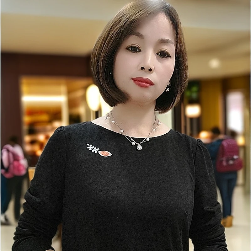 6027#时尚优雅气质连衣裙针织