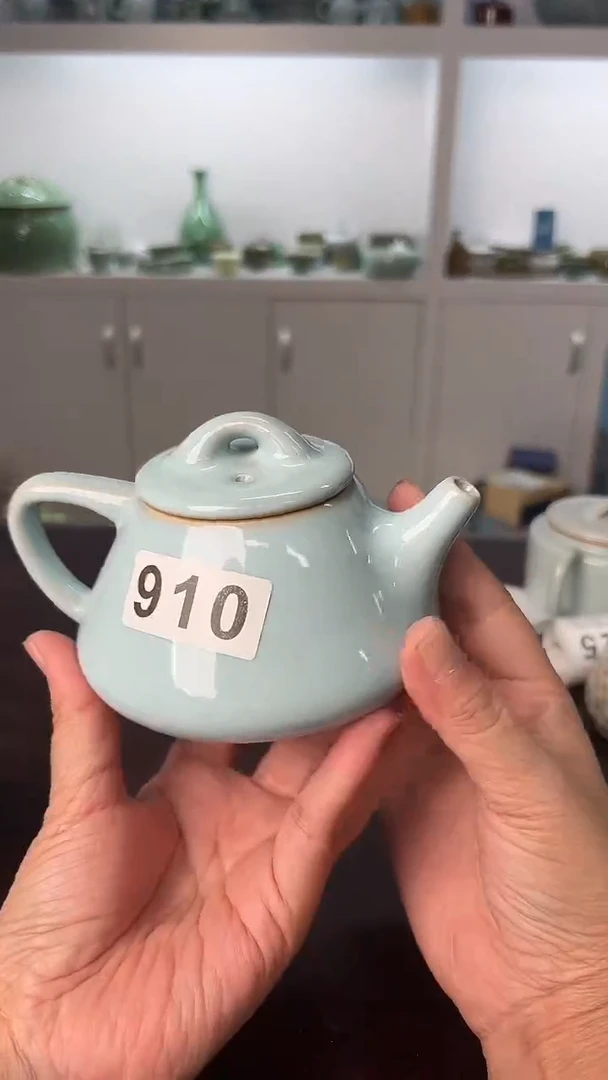 龙泉云间青瓷小米茶器