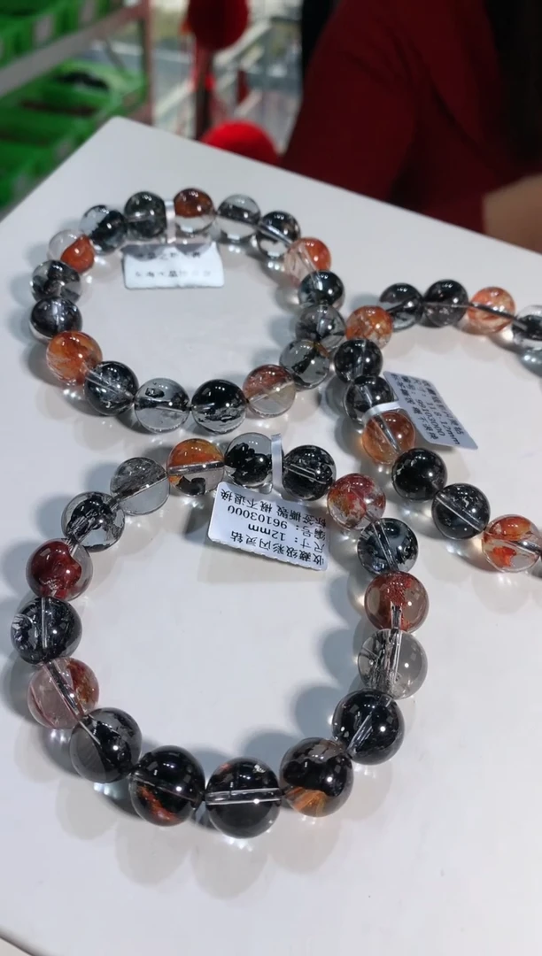 【闪购商品】水晶手链未镶嵌11.8-12mm彩闪灵手链多样性发其一