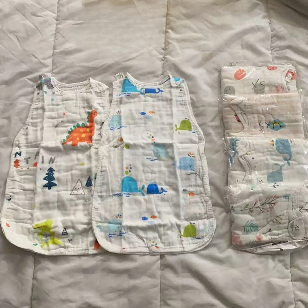 无袖纱布   睡袋