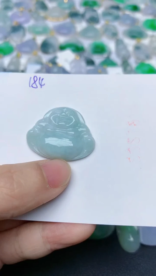 【闪购商品】翡翠颈饰18K金镶嵌天然翡翠A货