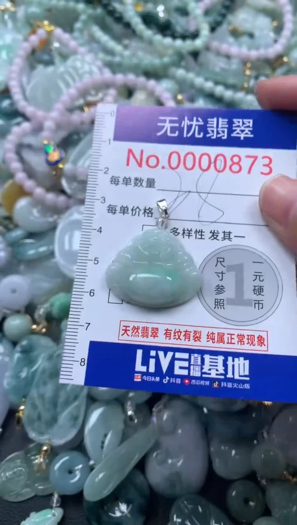 颈饰未镶嵌翡翠873