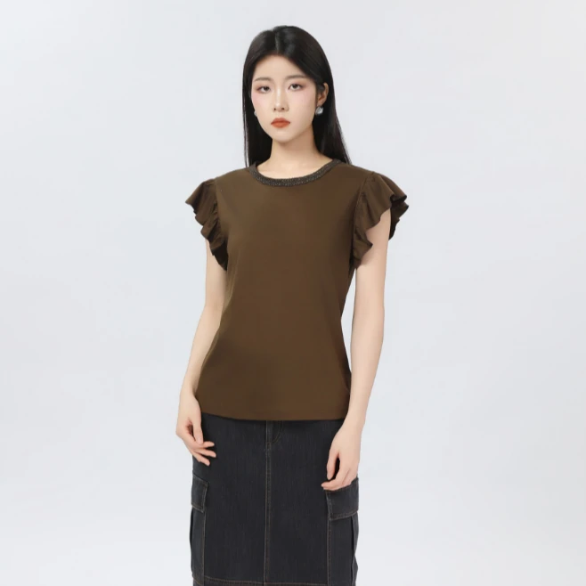 AMASS/阿玛施25新款春夏百时尚气质休闲风T恤女530047-1031339