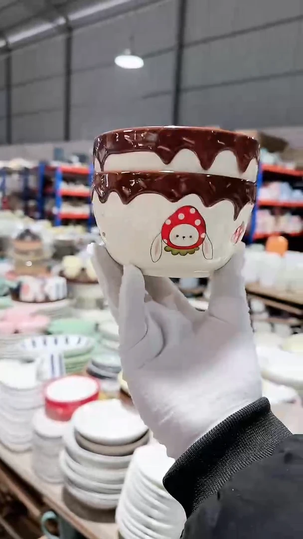 【闪购商品】瓷片2个米饭碗 微瑕凑满20元包邮