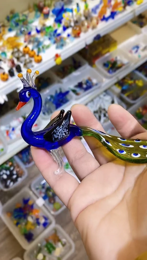 【闪购商品】琉璃手工艺品孔雀