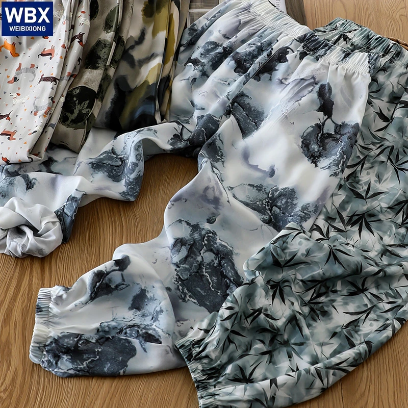 2025新款男童裤子夏薄款儿童防蚊裤男孩速干长裤中大童夏季时髦潮