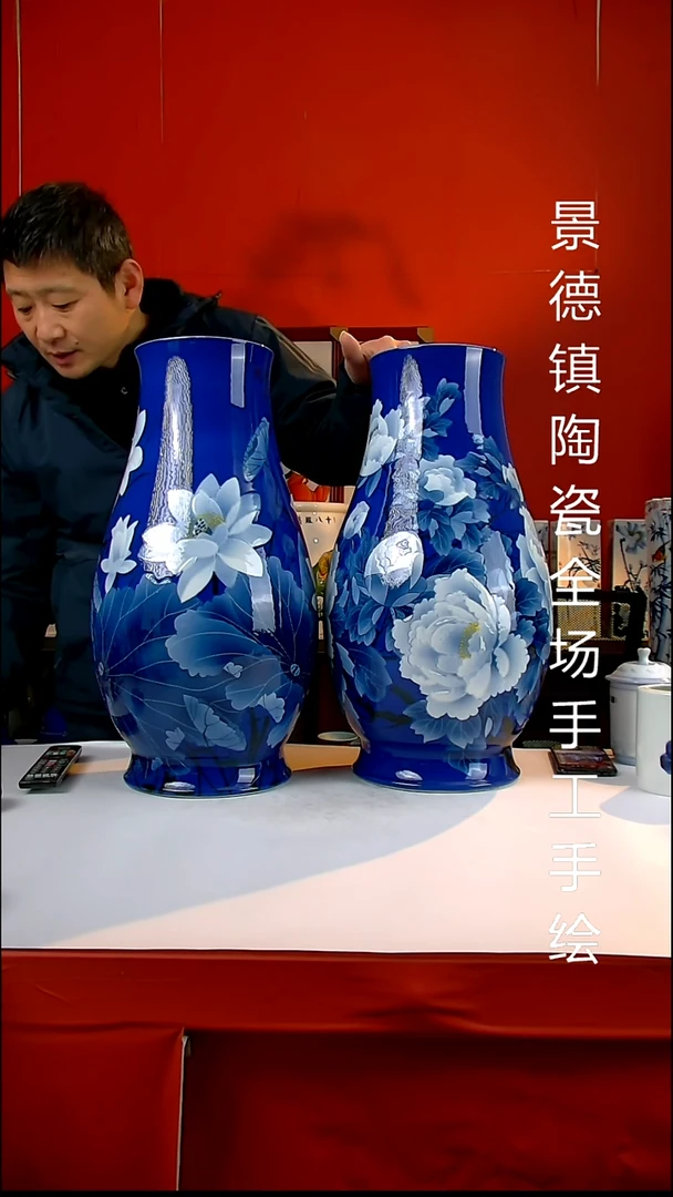 摆件陶瓷景德镇陶瓷 全场手工手绘